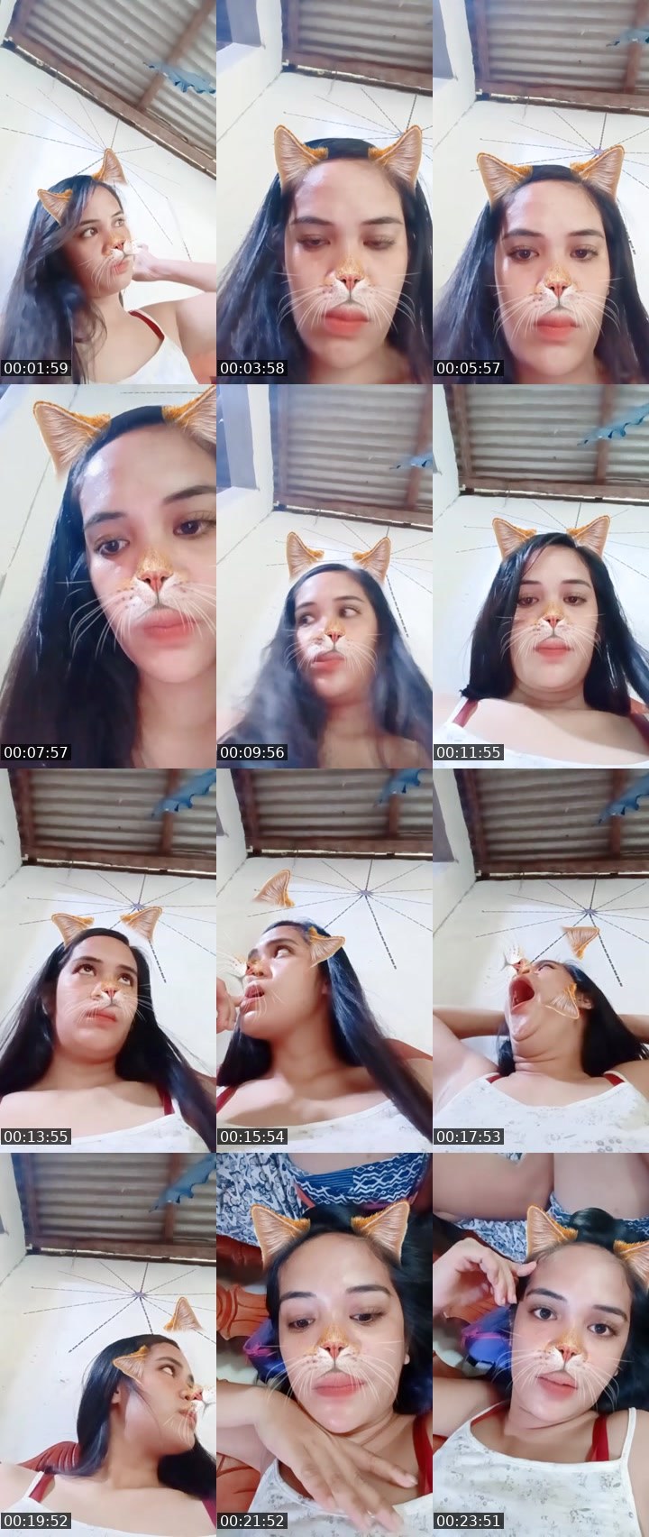 Contact-sheet preview of 🌶👸Shakira🦢's Liveme recording