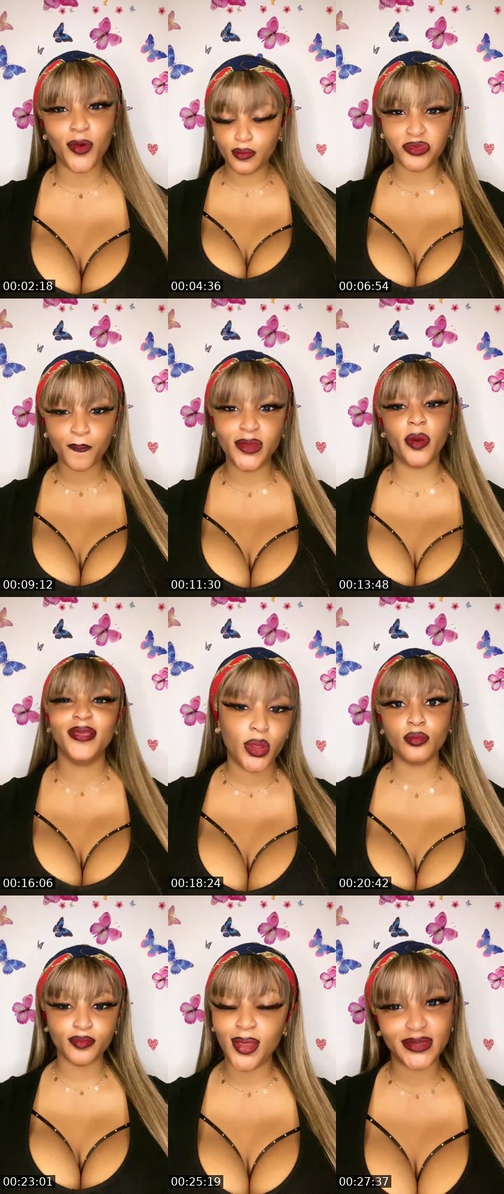 Contact-sheet preview of 🫧🫧's Liveme recording