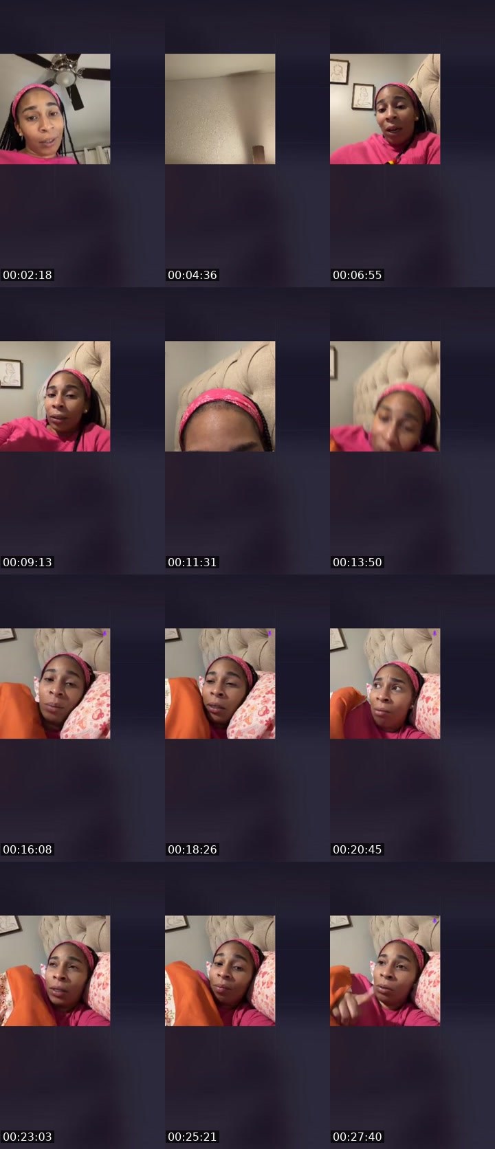 Contact-sheet preview of Sommyumm's Liveme recording