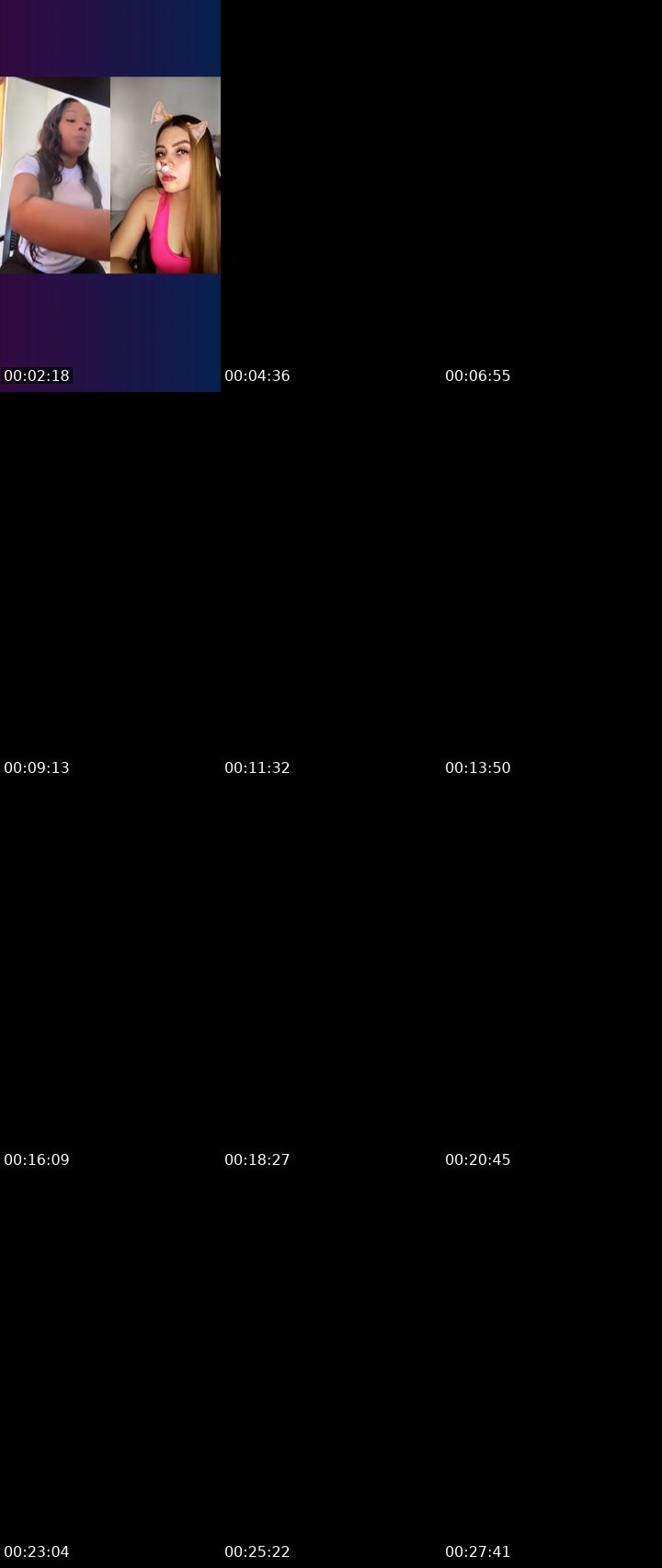 Contact-sheet preview of SamiSavage's Liveme recording