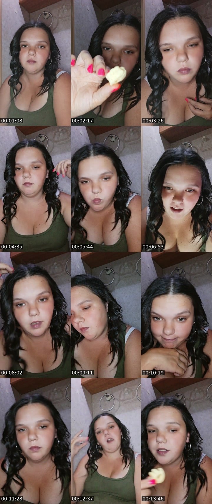 Contact-sheet preview of queensassykatie's Liveme recording