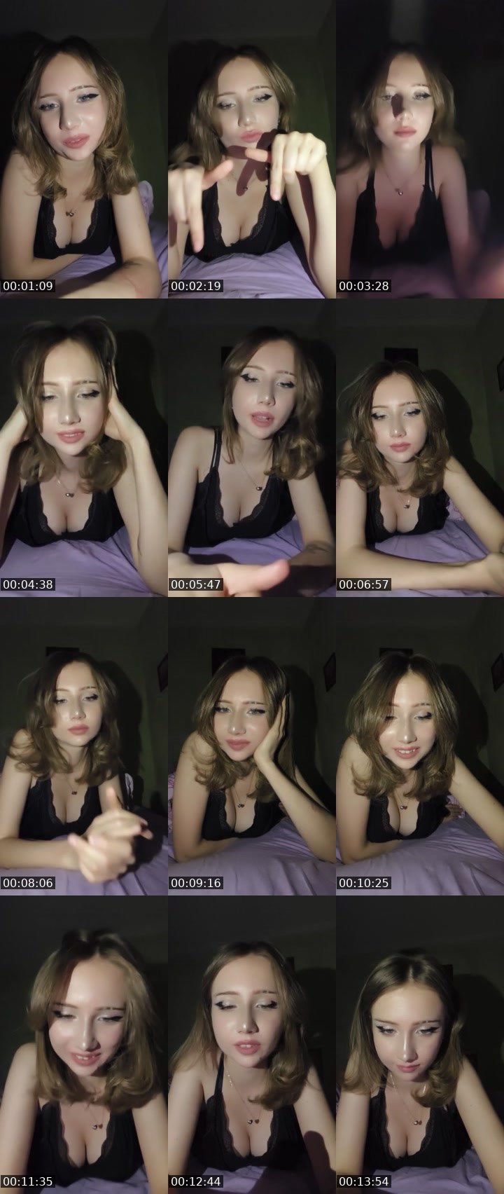 Contact-sheet preview of Alina🌺💃✨'s Liveme recording