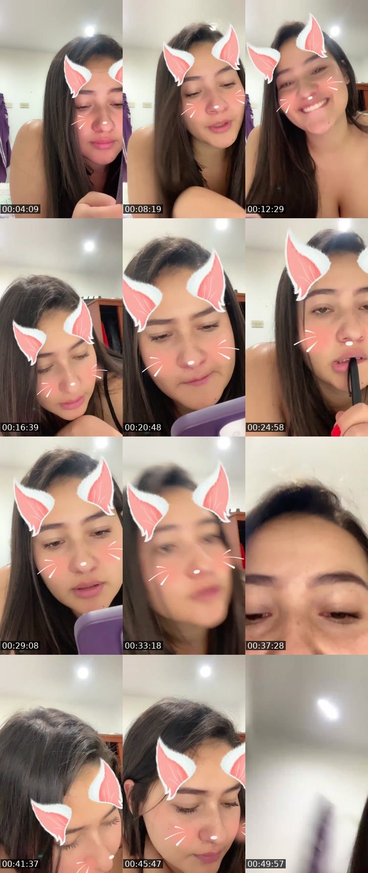 Contact-sheet preview of 50k🙏🏽❤️Cleopatra🪐's Liveme recording