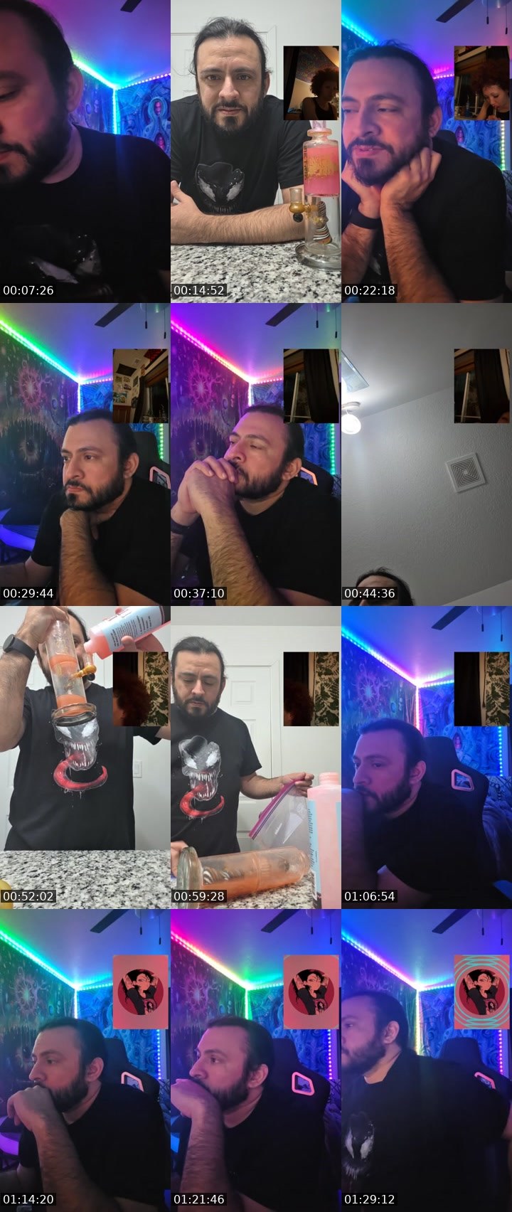 Contact-sheet preview of 𝕃ucas 𝕊corpio's Liveme recording
