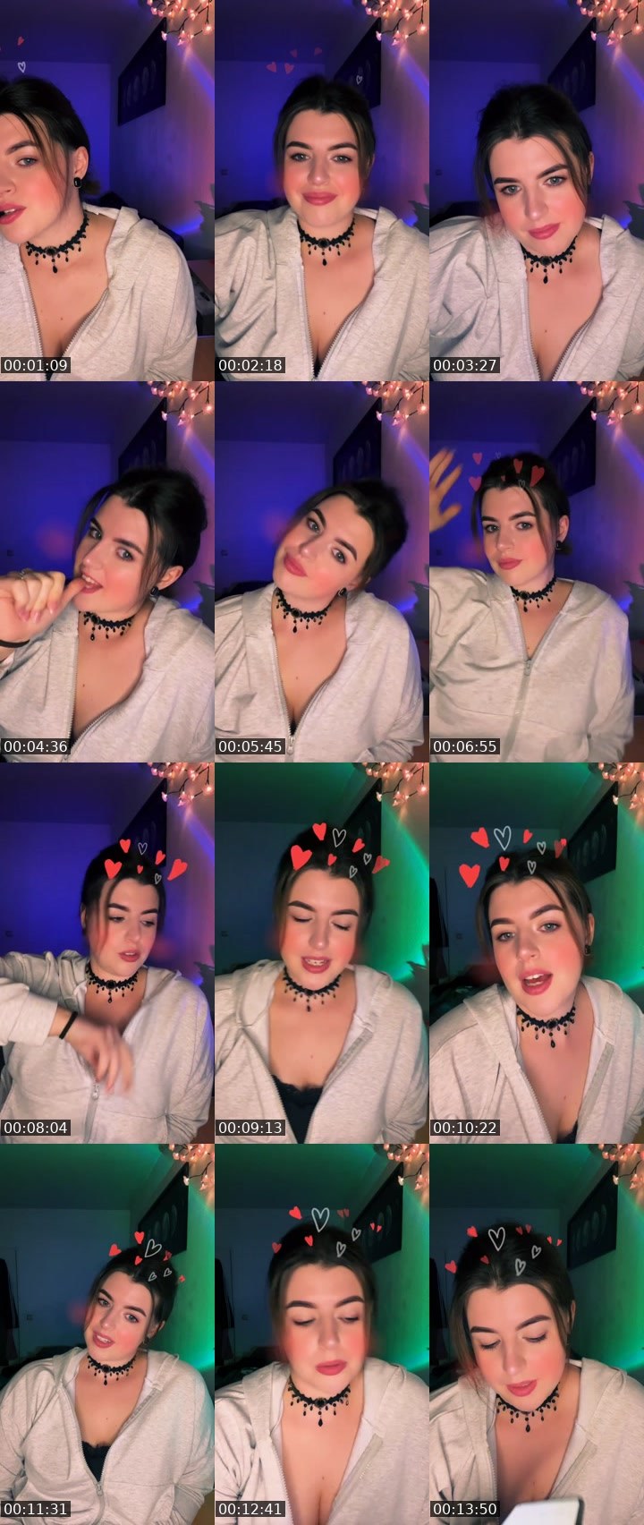 Contact-sheet preview of 🦋Nuvella🦋's Liveme recording
