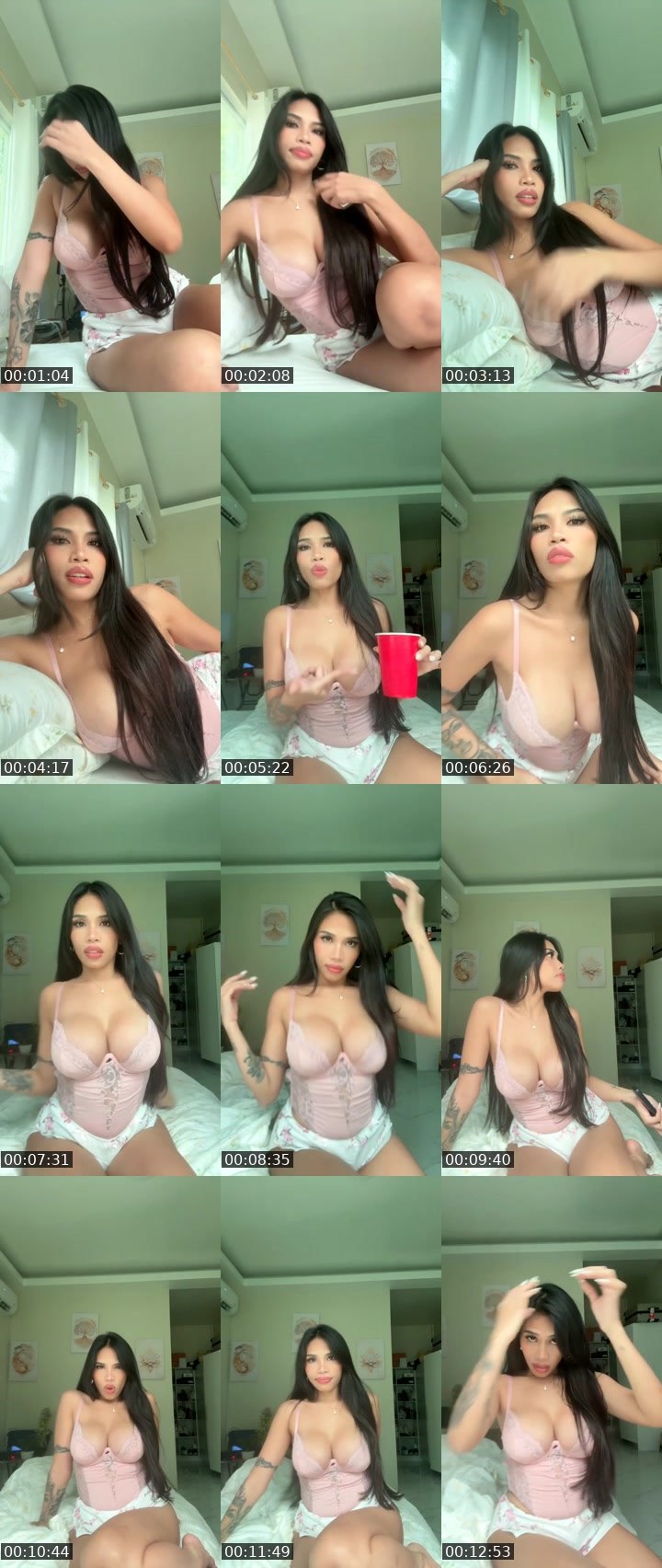Contact-sheet preview of Hanni🫶🏻's Liveme recording