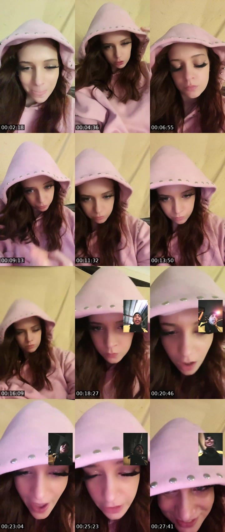 Contact-sheet preview of KITTYKITTEN❤️‍🔥❌🔱's Liveme recording