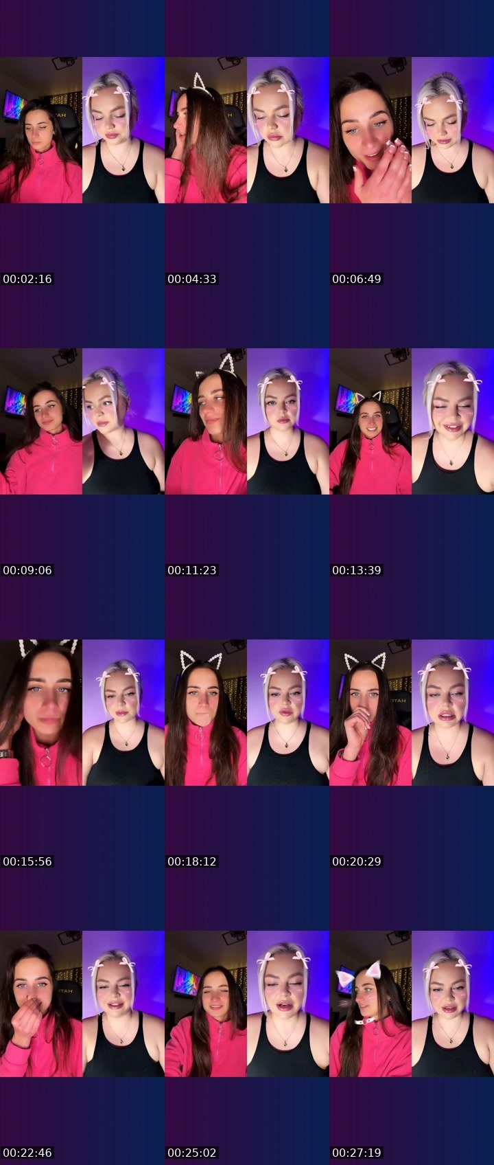 Contact-sheet preview of 𝐸𝓂𝓂𝒾𝒯𝓇𝒶𝒾𝓁🐾's Liveme recording