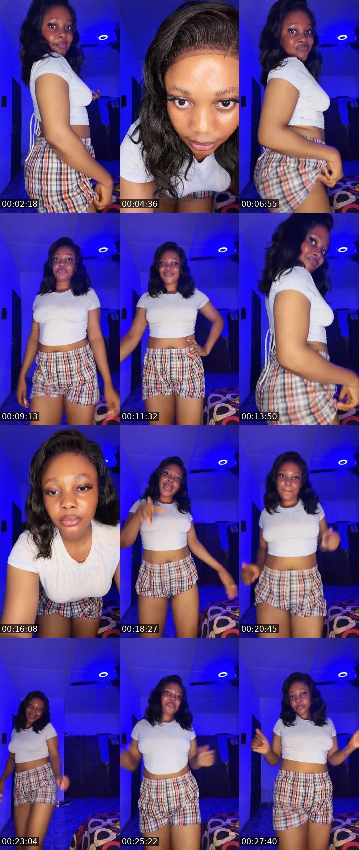 Contact-sheet preview of Patra🔱's Liveme recording