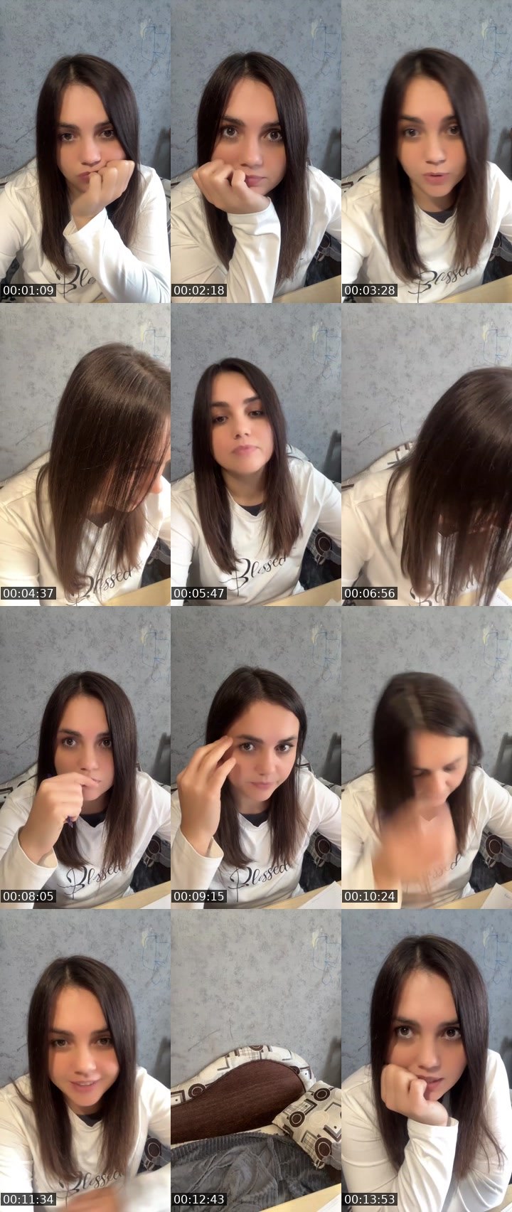 Contact-sheet preview of Nastya KH 😇's Liveme recording