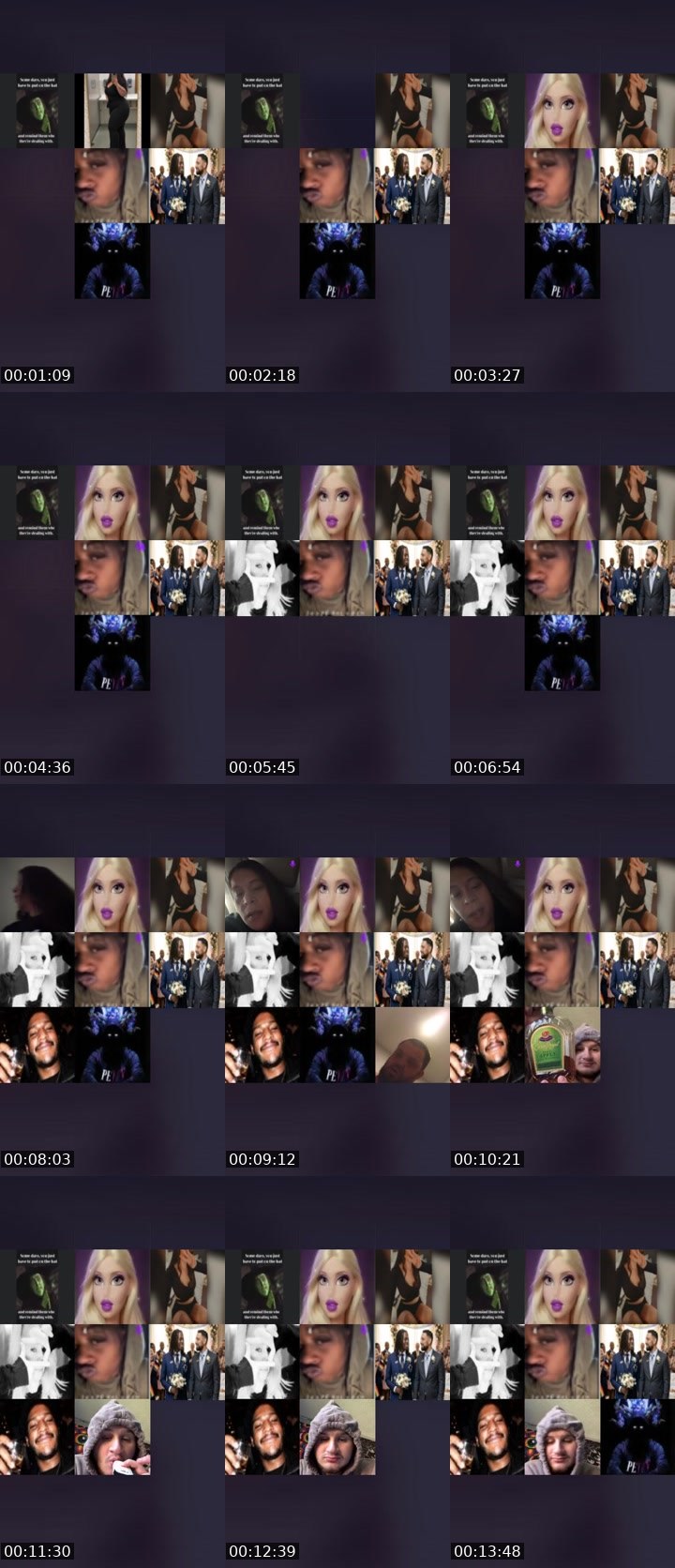 Contact-sheet preview of รαรรყ's Liveme recording