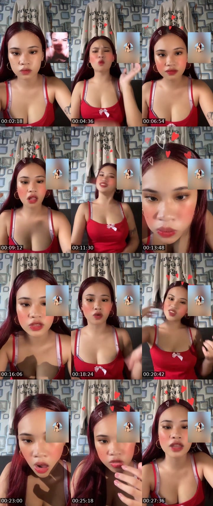 Contact-sheet preview of 👸Klair🐉🧙's Liveme recording
