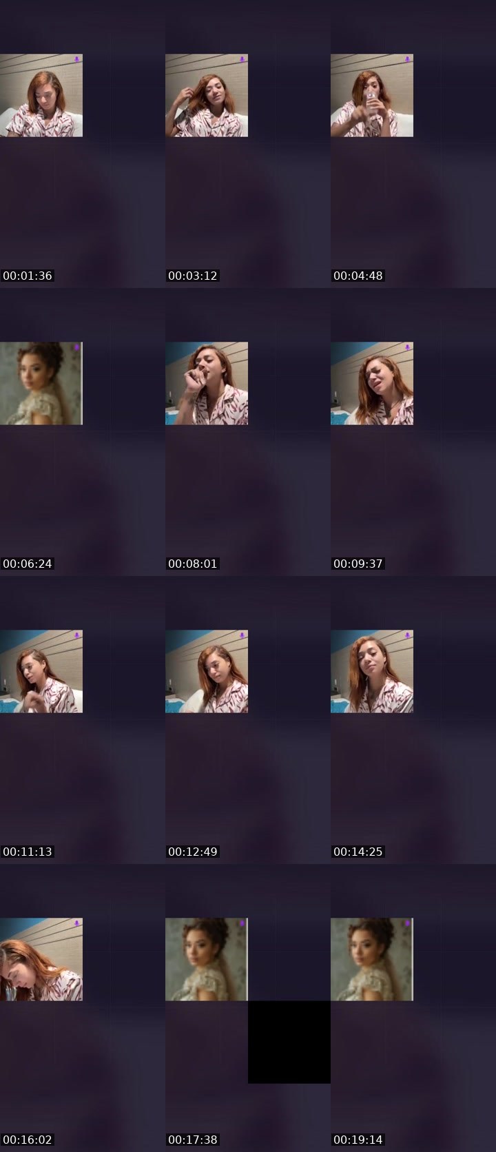 Contact-sheet preview of Gypsyuncensored's Liveme recording
