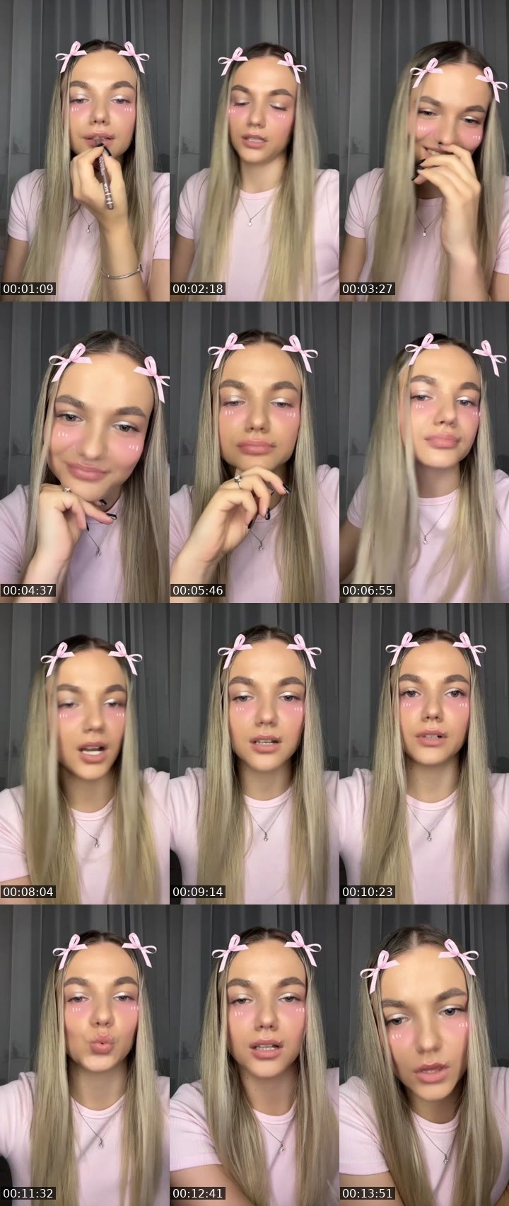 Contact-sheet preview of ℄🤍𓆩ALEKSANDRA𓆪🤍's Liveme recording