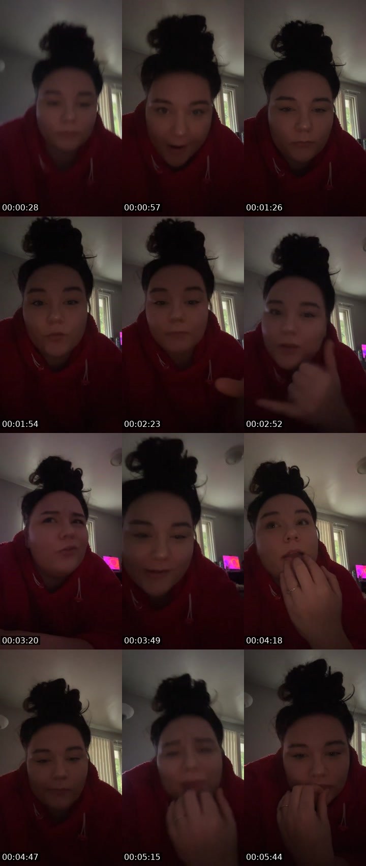Contact-sheet preview of 𝔖𝔬𝔞𝔠𝔥 ℜ𝔦𝔞𝔫𝔢's Liveme recording