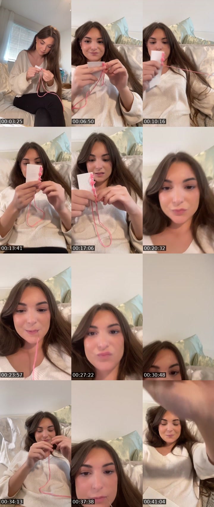 Contact-sheet preview of @mistybeegs's Liveme recording