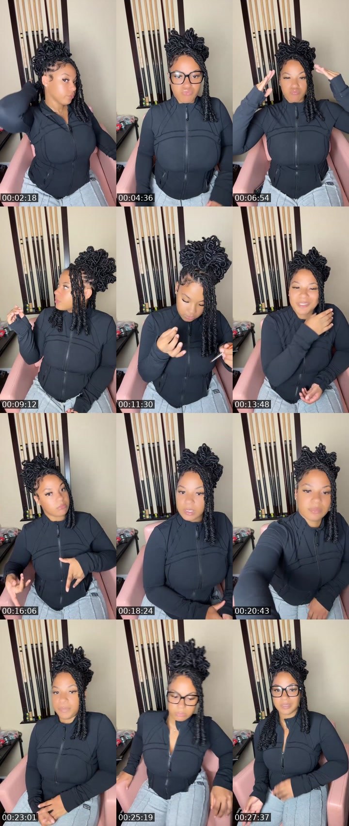 Contact-sheet preview of Diornelle's Liveme recording