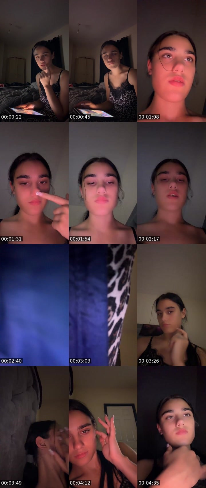 Contact-sheet preview of Chaz🍒's Liveme recording