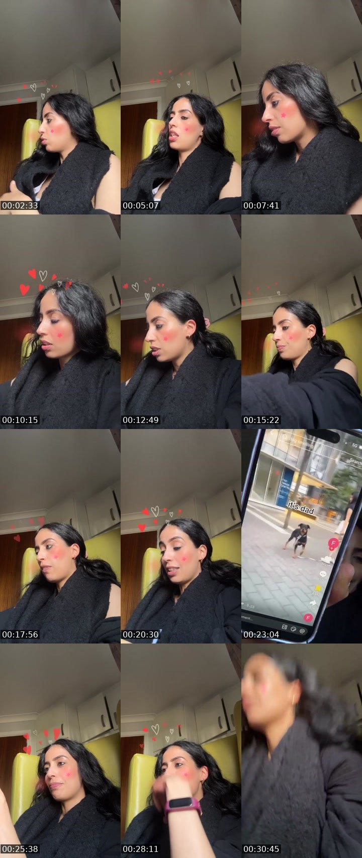 Contact-sheet preview of 𝐌𝐘𝐒𝐓𝐄𝐑𝐘 🐝's Liveme recording