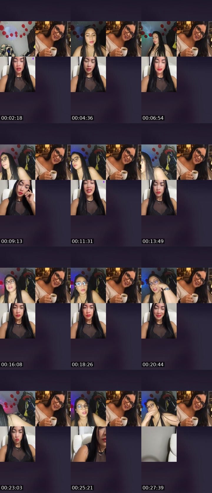 Contact-sheet preview of 🌈⃟🔆 GABY’AGENCY🛡️'s Liveme recording