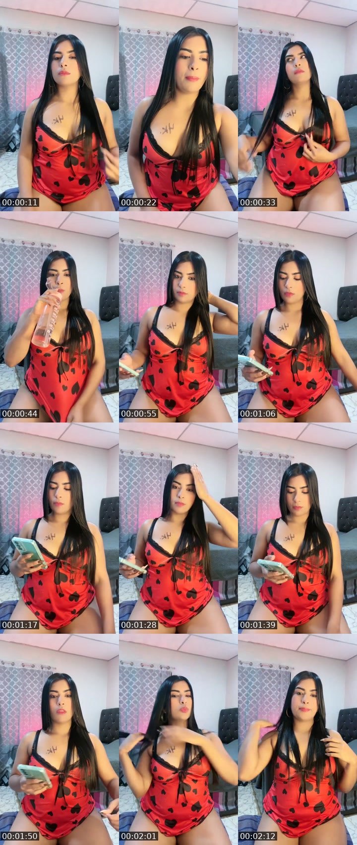 Contact-sheet preview of ☁️Ms. April🔮💯's Liveme recording