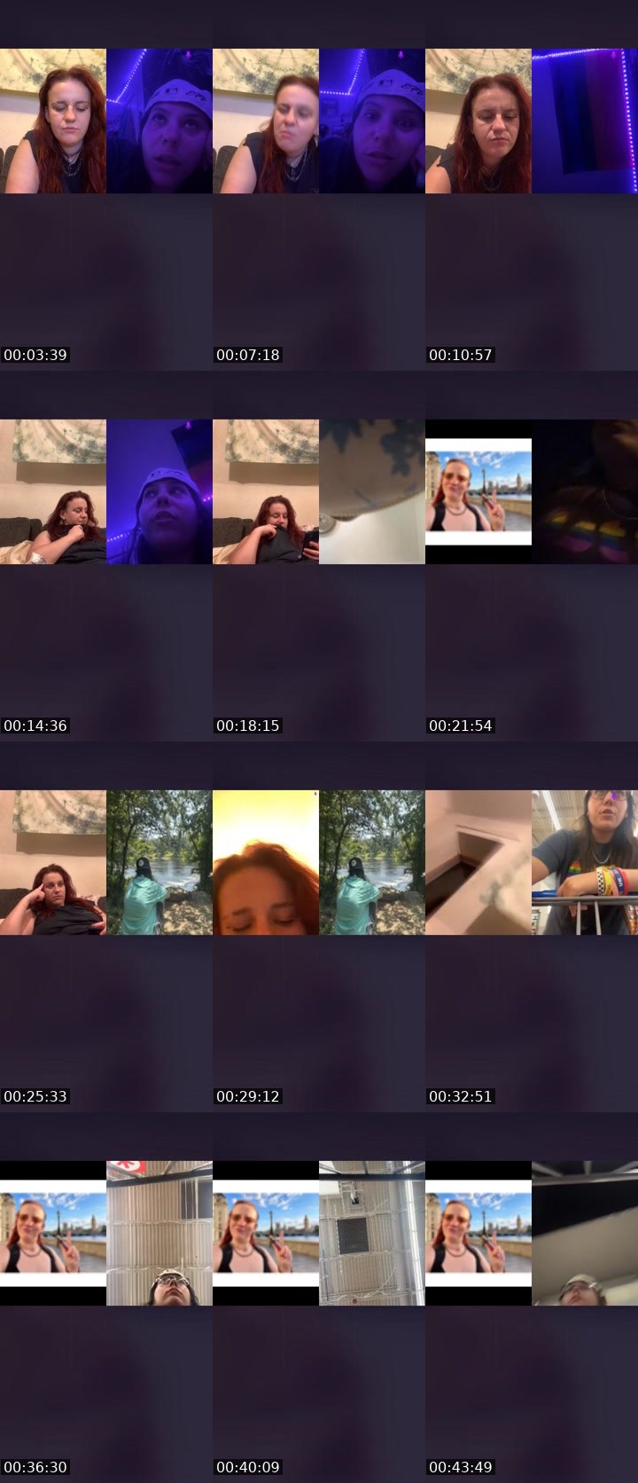 Contact-sheet preview of 🔆⃤thegardenofedon's Liveme recording