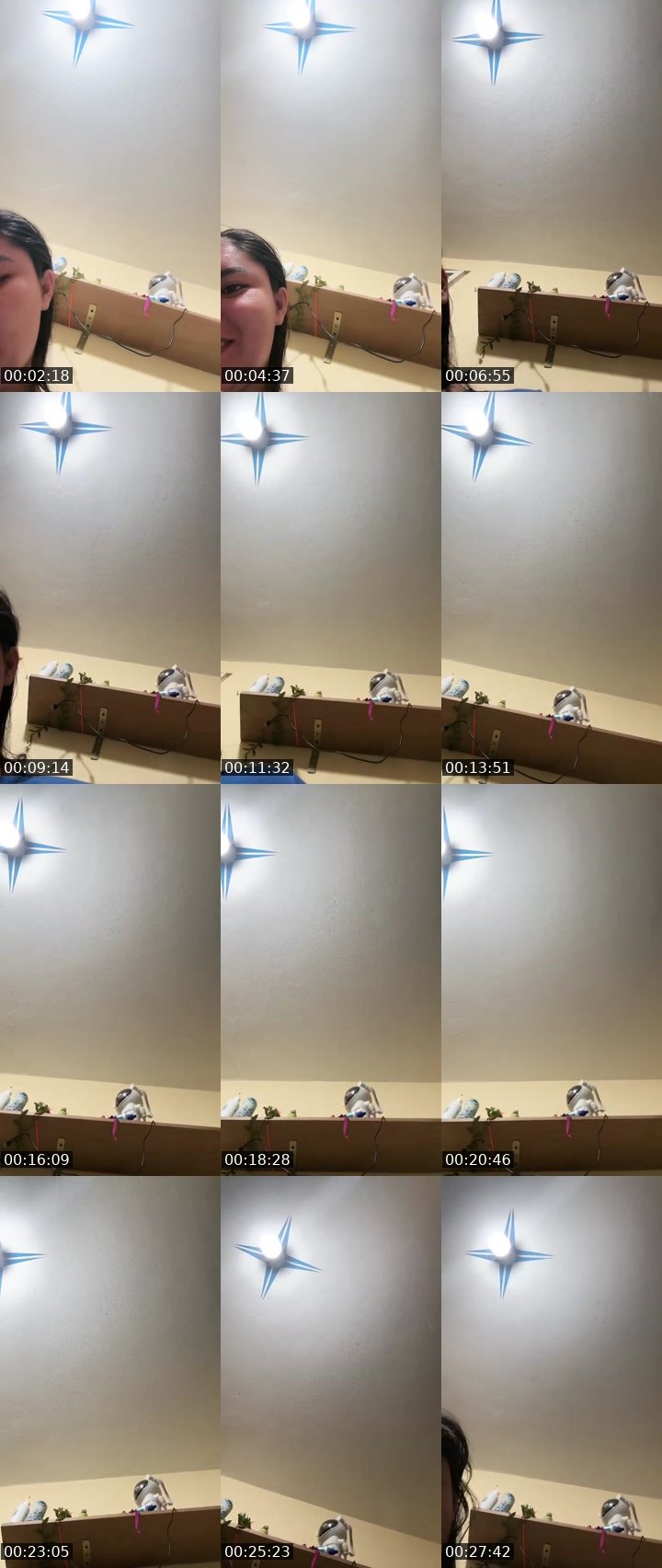 Contact-sheet preview of ángel's Liveme recording