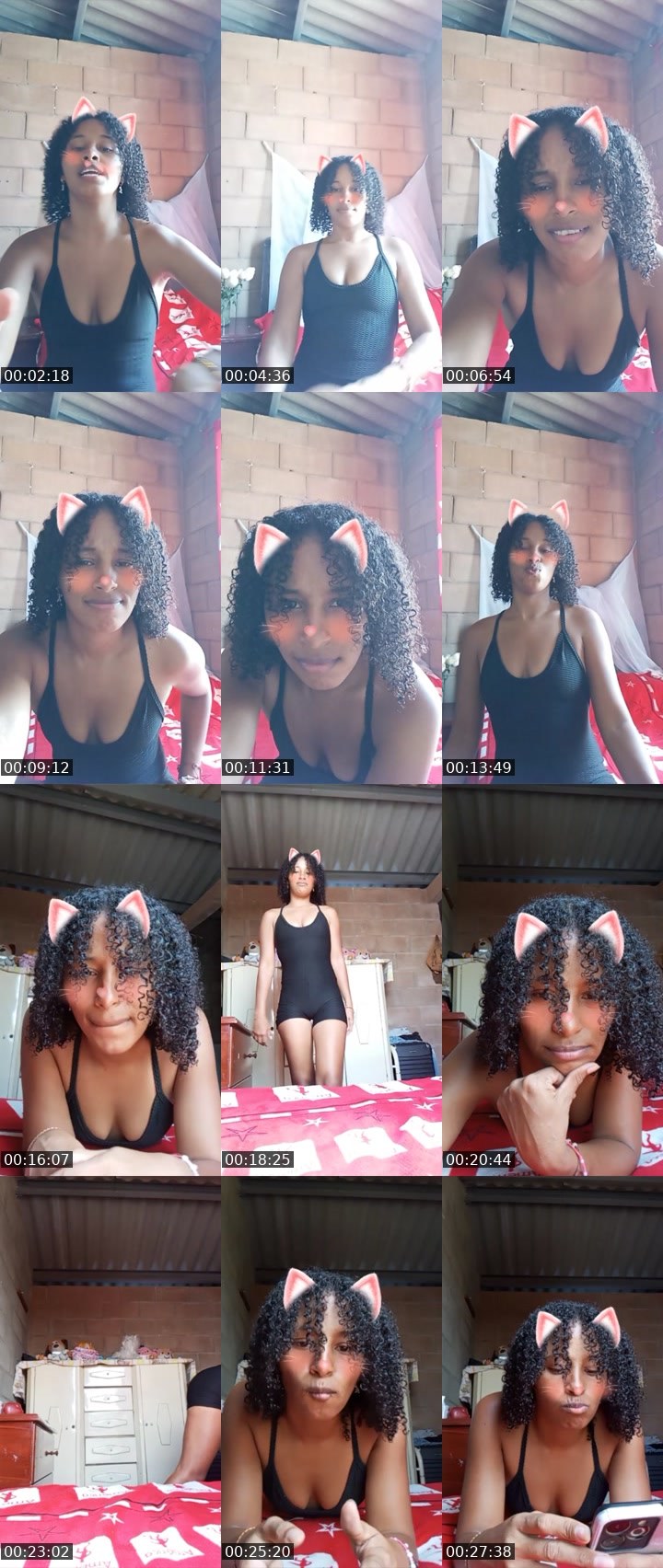 Contact-sheet preview of Nasly Moreno's Liveme recording