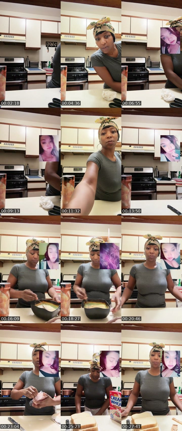 Contact-sheet preview of KissMyCrown👻4G💨💨's Liveme recording