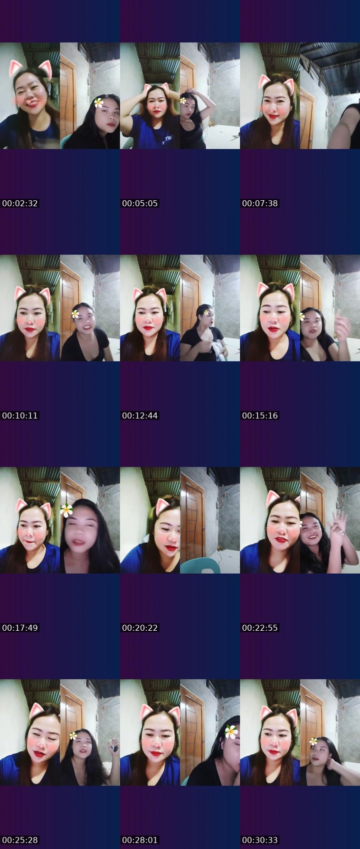 Contact-sheet preview of NP🫅MICHEKAY🧙's Liveme recording