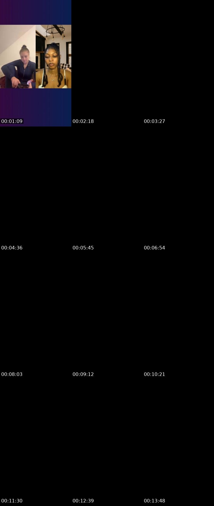 Contact-sheet preview of Olichka🇺🇦🇵🇱's Liveme recording