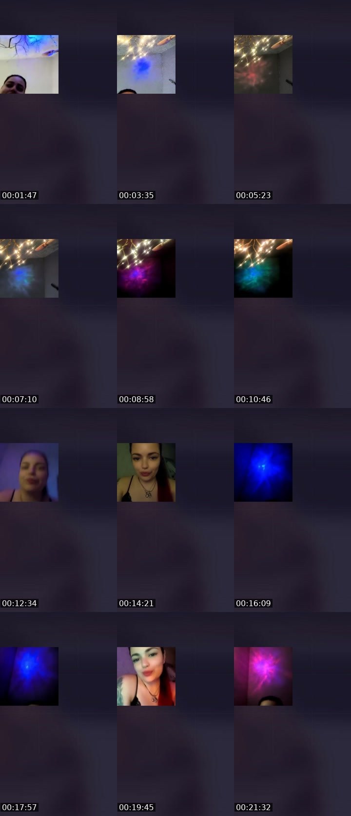 Contact-sheet preview of Yana Mikki🩷🪽's Liveme recording