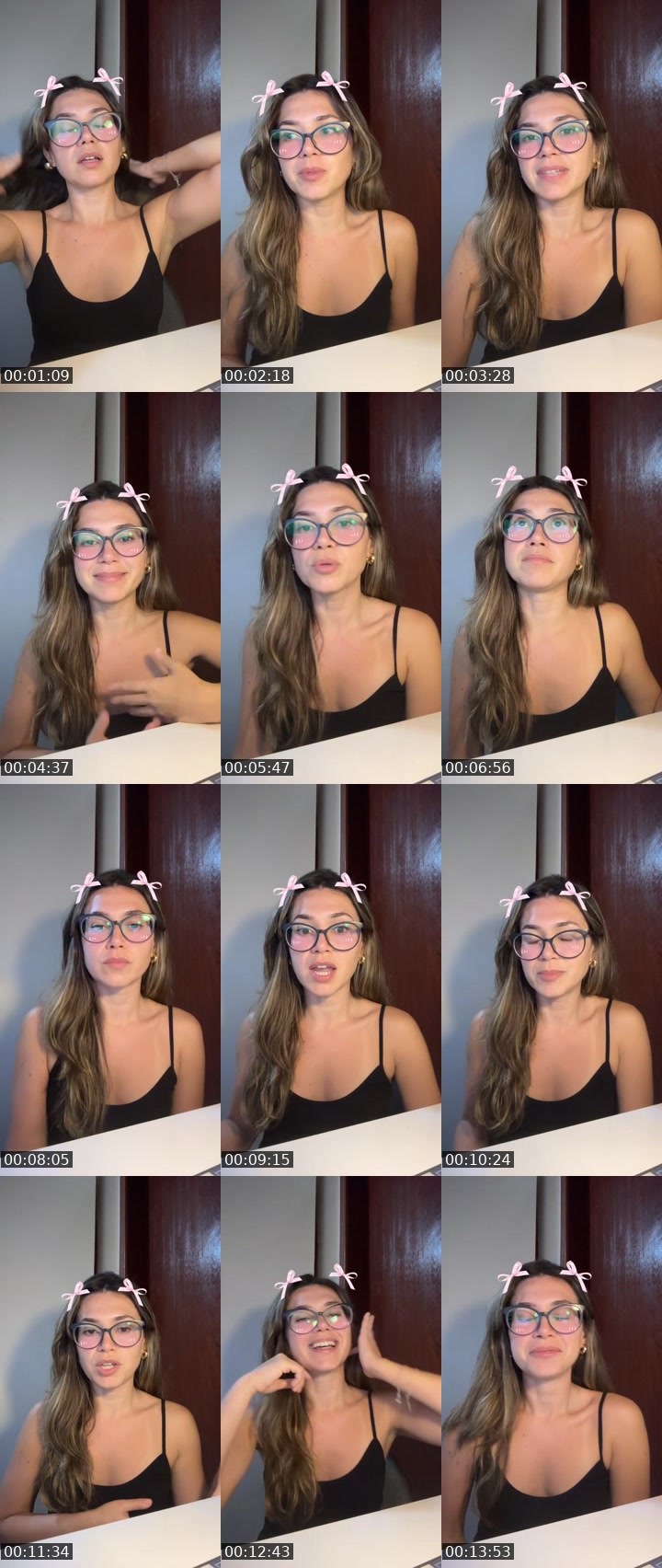 Contact-sheet preview of Ste123💕✨'s Liveme recording