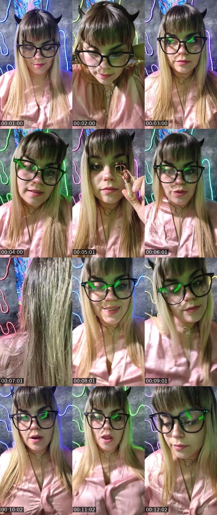 Contact-sheet preview of ꪑꪮꪮꪀ🫧⃝𖤐's Liveme recording