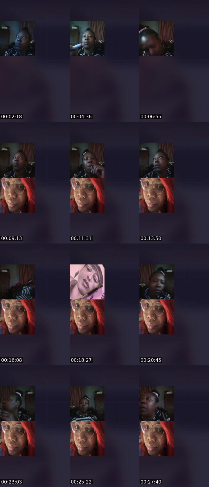 Contact-sheet preview of 😤CHEEF🌐iZM SRT's Liveme recording