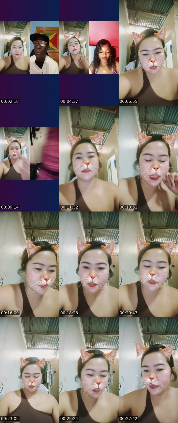 Contact-sheet preview of NP🫅MICHEKAY🧙's Liveme recording