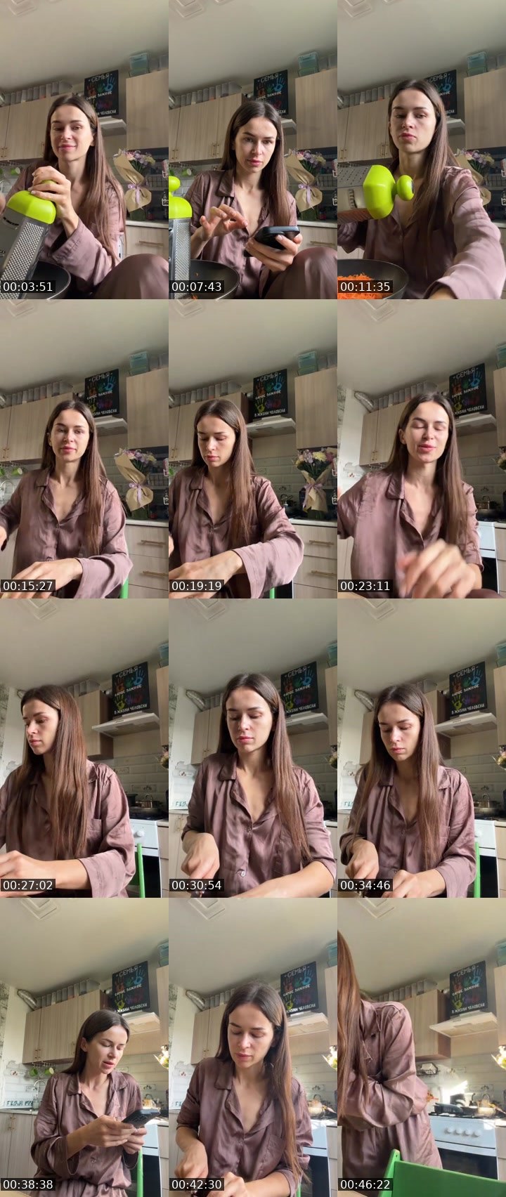 Contact-sheet preview of TROPICANA WOMAN 🐾's Liveme recording