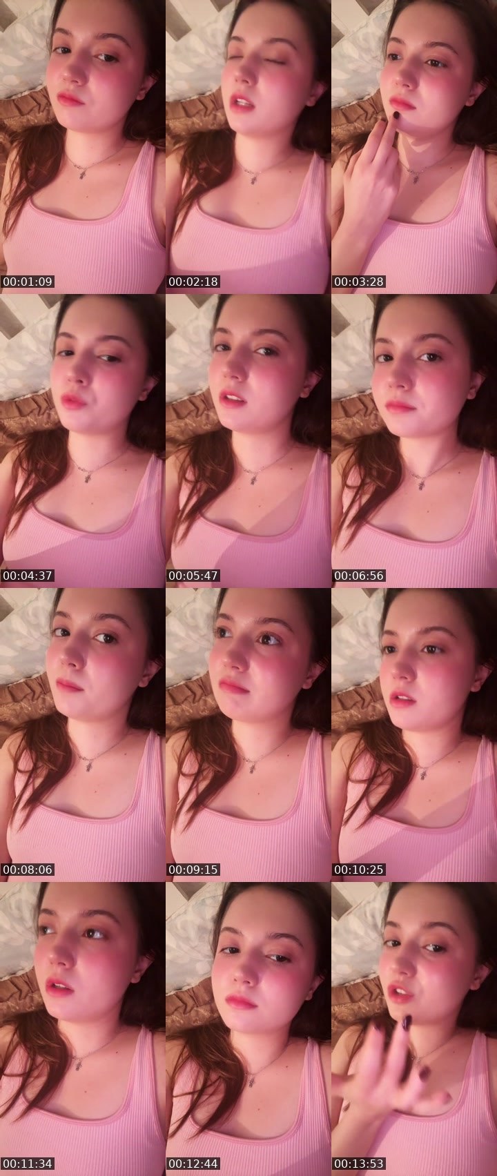 Contact-sheet preview of Francheska Skkka's Liveme recording