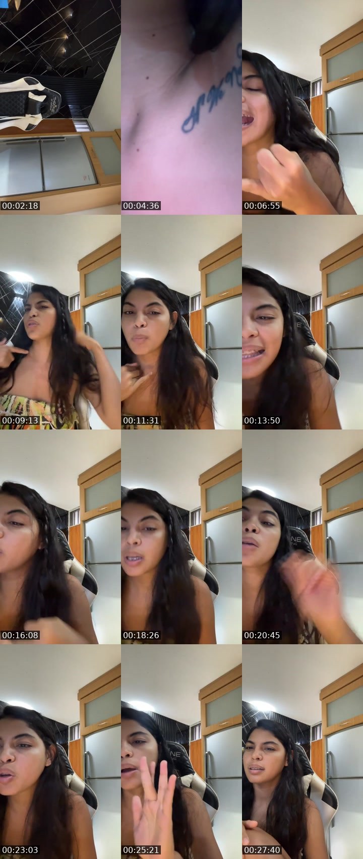 Contact-sheet preview of ✨B@B¥'s Liveme recording