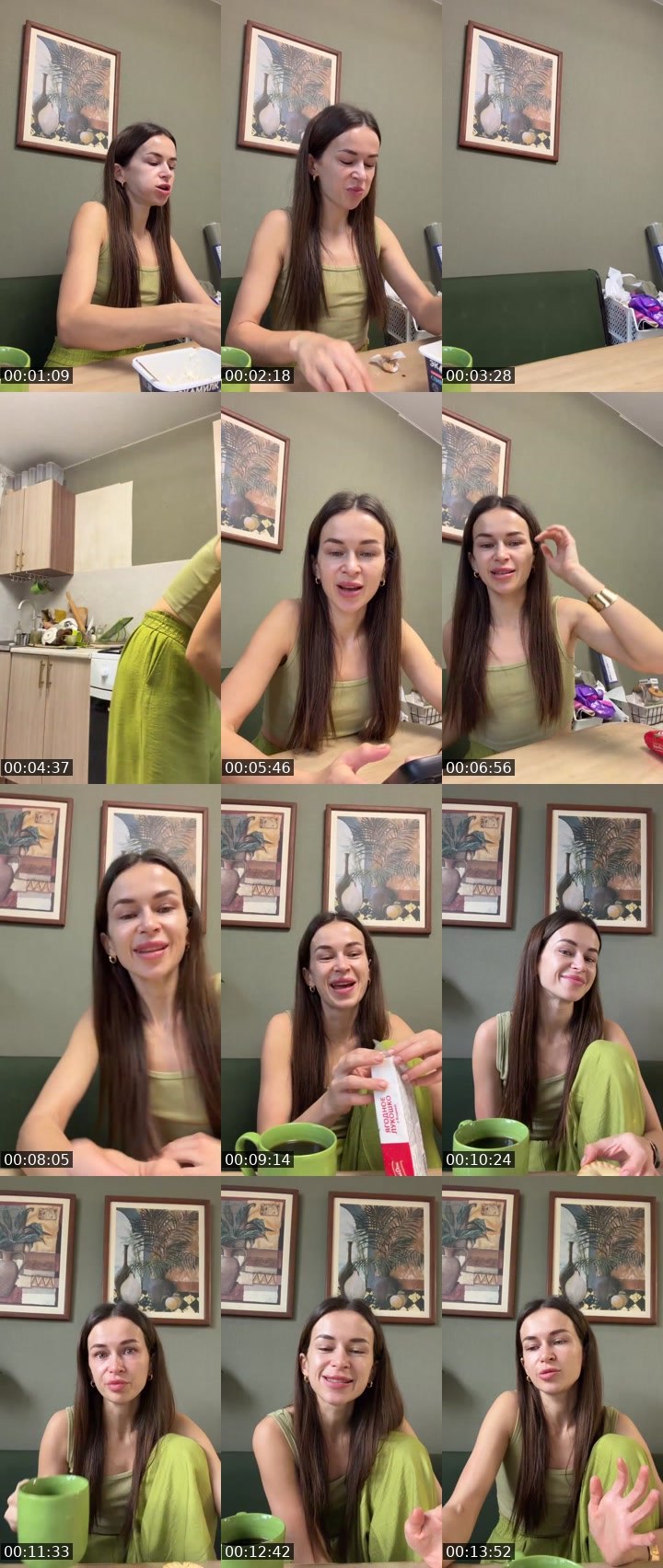 Contact-sheet preview of TROPICANA WOMAN 🐾's Liveme recording