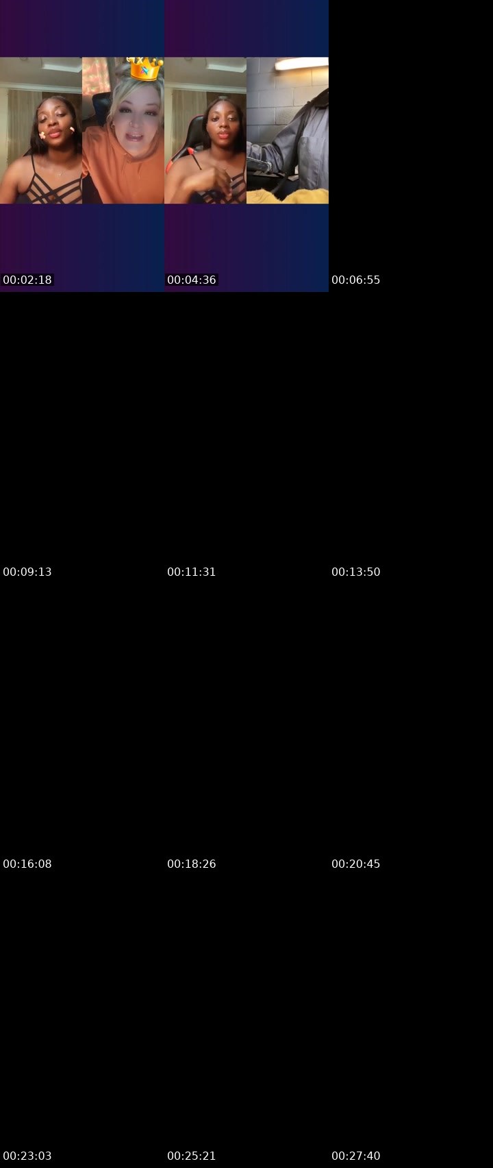 Contact-sheet preview of HBD10k🅱️ee🐝😈's Liveme recording