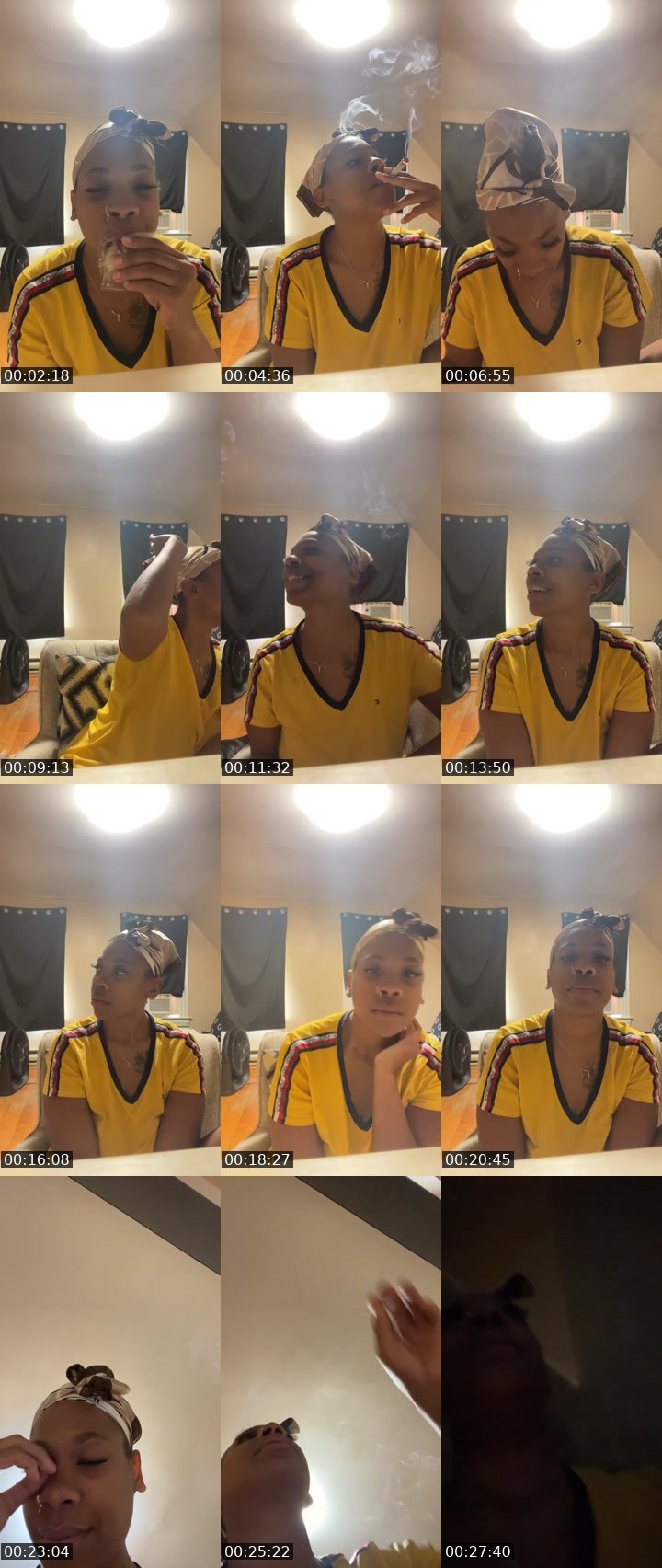 Contact-sheet preview of CupcakeBerry's Liveme recording