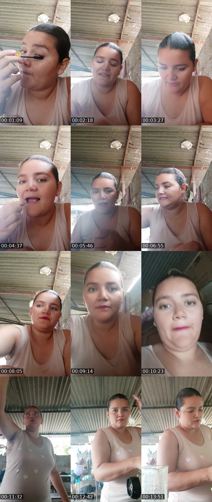 Contact-sheet preview of Ojitos's Liveme recording