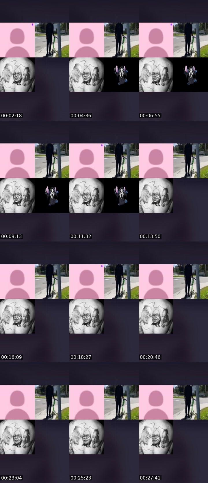 Contact-sheet preview of angel🧋's Liveme recording
