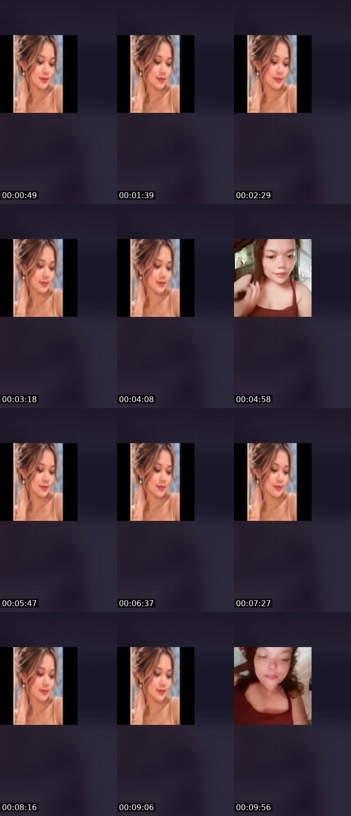 Contact-sheet preview of ☝❤️🐺Shine💸's Liveme recording