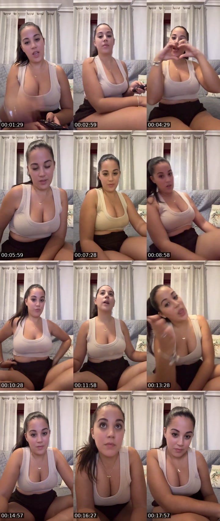Contact-sheet preview of Lorenaglbrt1 🌹🐝's Liveme recording