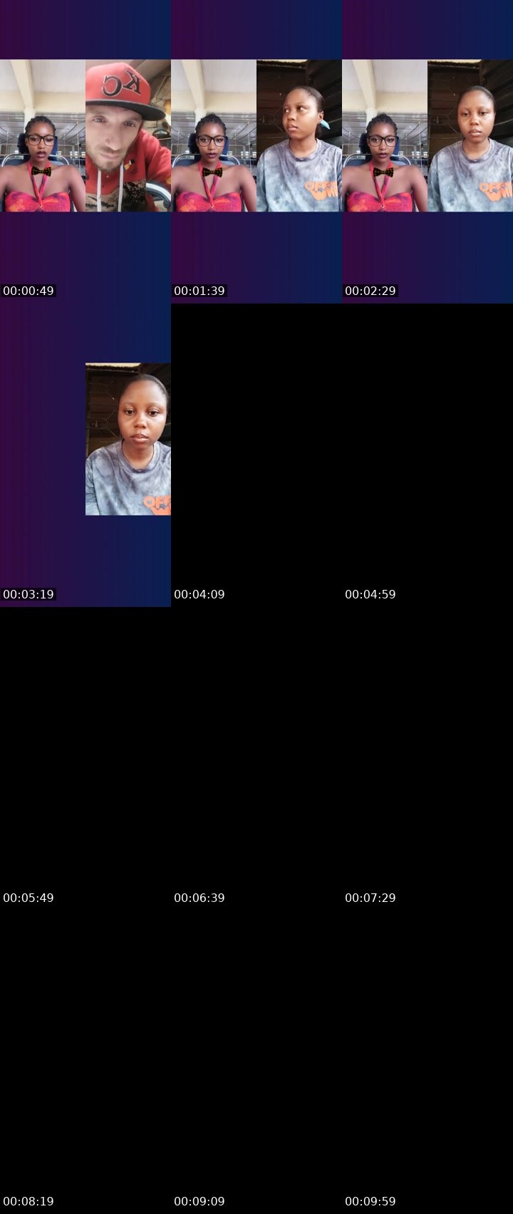 Contact-sheet preview of ✧CLAIRE✧💋🌸's Liveme recording