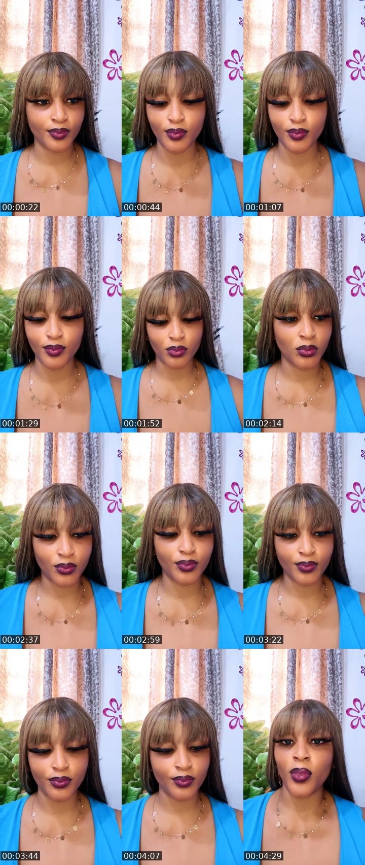 Contact-sheet preview of 🫧🫧's Liveme recording