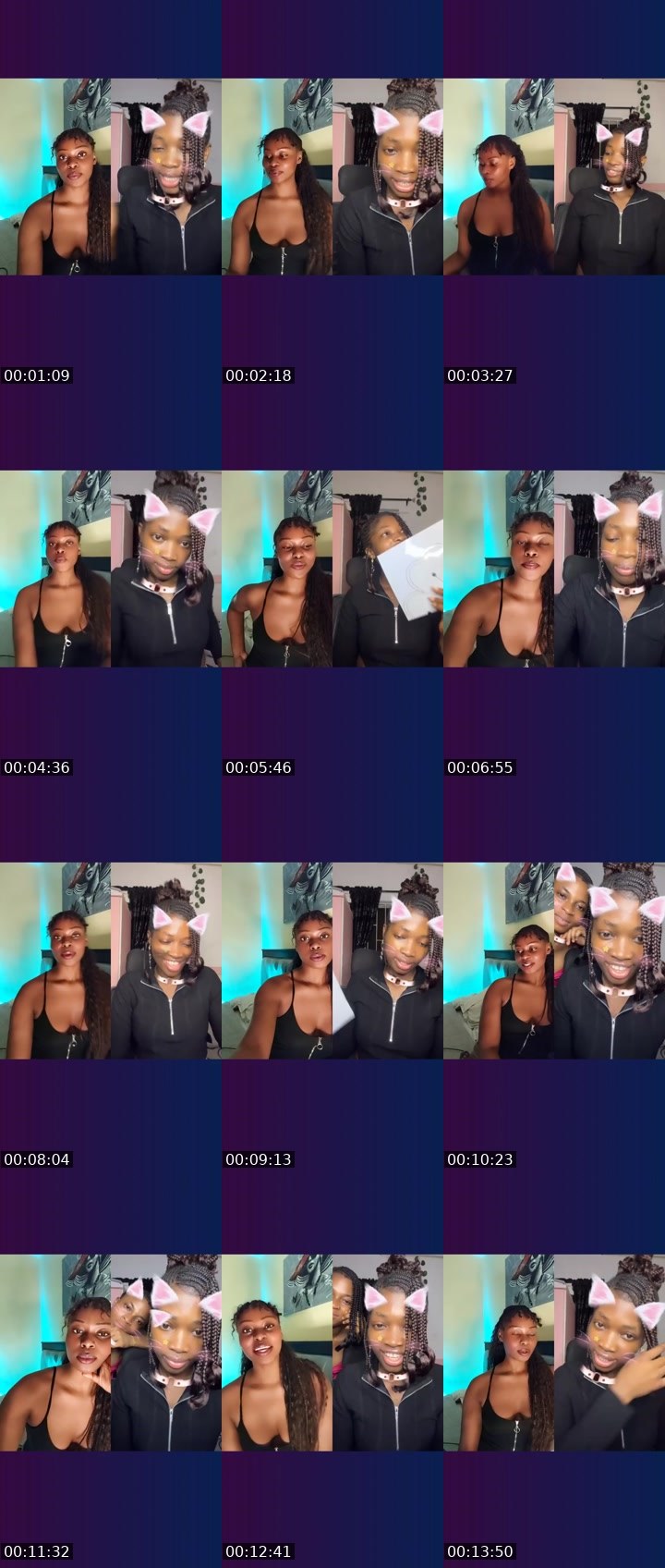 Contact-sheet preview of 🍕⋆⁺ ɢaʟaxʏ?'s Liveme recording