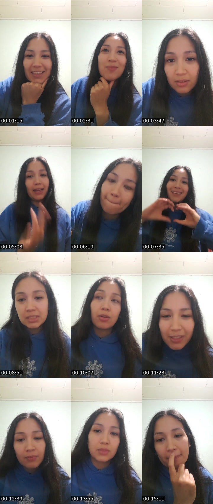 Contact-sheet preview of Nicole 🧿's Liveme recording